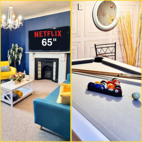 Spacious Central and Chic 65 TV